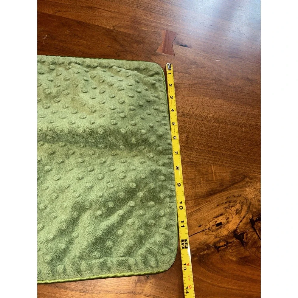 My Blankee Baby Blanket Lovey Green Turtles Minky Back
